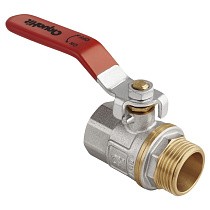Краны латунные шаровые DN 15-50 PN 25 никелированные рычаг муфта-штуцер MVI AquaHit BV.312.04 купить в Краснодаре | "Проконсим"