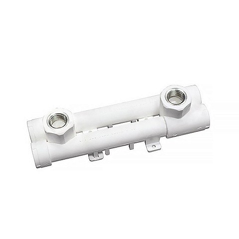 Комплект универсальный настенный ПП 25-1/2'' PN 25 с внутренней резьбой белый VALFEX  купить в Краснодаре | "Проконсим"