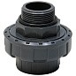 Муфта разборная НПВХ DN 32-1" PN 16 клеевая с наружной резьбой черная Aquaviva BMG32100 купить в Краснодаре | "Проконсим"