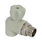 Кран шаровой для радиатора угловой VALFEX 25 PN 25 G-1/2'' серый купить в Краснодаре | "Проконсим"