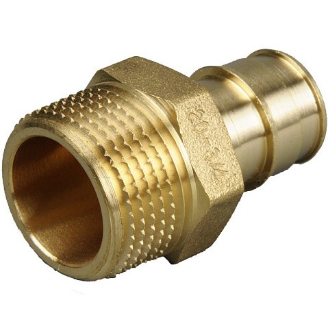 Муфта латунная для PEX труб 16-1/2'' PN 10 OP под надвижную гильзу с наружной резьбой ONE PLUS купить в Краснодаре | "Проконсим"