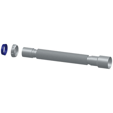 Труба гофрированная Unicorn D85, 40х50 гибкий отвод, 1 1/2'' х40 с уплотнительным кольцом, 800мм купить в Краснодаре | "Проконсим"