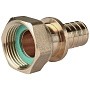 Муфты латунные для PEX труб DN 16-32 PN 10 с накидной гайкой под надвижную гильзу Hipex купить в Краснодаре | "Проконсим"