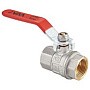 Кран латунный шаровой MVI BV.511 DN 15 PN 40 никелированный полнопроходной муфта-муфта рычаг купить в Краснодаре | "Проконсим"