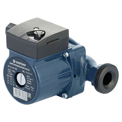 Насос циркуляционный с мокрым ротором UNIPUMP PN 10 110гр.CP 32-80,L 180, 245Вт 1х220В 3х-скоростной резьбовой, 77870 купить в Краснодаре | "Проконсим"
