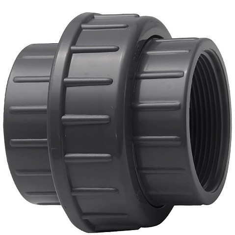 Муфта разборная НПВХ DN 25-3/4" PN 16 клеевая с внутренней резьбой черная Aquaviva BOG25340 купить в Краснодаре | "Проконсим"