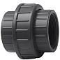 Муфта разборная НПВХ DN 25-3/4" PN 16 клеевая с внутренней резьбой черная Aquaviva BOG25340 купить в Краснодаре | "Проконсим"