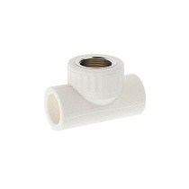 Тройники ПП DN 20-40 PN 25 комбинированные с внутренней резьбой белые PlasticPro купить в Краснодаре | "Проконсим"