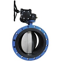 Затворы чугунные дисковые DN 250-1000 PN 10(16) фланцевые с чугунным диском с редуктором СибЗТА купить в Краснодаре | "Проконсим"