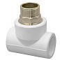 Тройник комбинированный ПП 50-1 1/2'' PN 25 под ключ с наружной резьбой белый РТП 10761 купить в Краснодаре | "Проконсим"