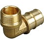 Угольник латунный для PEX труб 16-1/2'' PN 10 OP под надвижную гильзу с наружной резьбой ONE PLUS купить в Краснодаре | "Проконсим"