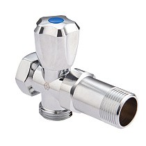 Вентиль латунный проходной MVI BV.460 DN 15 +отверстие 20 PN 10 удлиненный хромированный муфта-штуцер маховик купить в Краснодаре | "Проконсим"