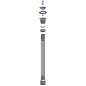 Сифон гофрированный Unicorn D240Р, 40х50 гибкий отвод, 1 1/2'' х40 пластиковая чашка, 1500мм купить в Краснодаре | "Проконсим"