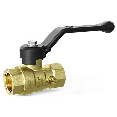 Кран латунный шаровой DN 15 PN 16 под манометр G1/2''хG1/2'' муфта-муфта рычаг LD Pride 44.341.15 купить в Краснодаре | "Проконсим"