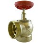 Клапан пожарный латунный КПЛМ DN50 PN16 угловой 90гр. муфта-штуцер с датчиком ДППК 20,5 Апогей купить в Краснодаре | "Проконсим"