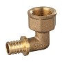Угольник латунный для PEX DN 16 с внутренней резьбой  1/2'' под надвижную гильзу PLP купить в Краснодаре | "Проконсим"