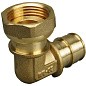 Угольник латунный для PEX труб 16-1/2'' PN 10 OP под надвижную гильзу с накидной гайкой ONE PLUS купить в Краснодаре | "Проконсим"