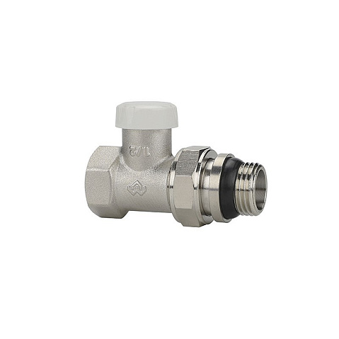 Клапан радиаторный VARMEGA VM10311 DN15 PN10 прямой настроечный G-1/2'' с уплотнением муфта-штуцер купить в Краснодаре | "Проконсим"