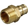 Муфты латунные для PEX труб DN 16-50 PN 10 под надвижную гильзу OP с наружной резьбой ONE PLUS купить в Краснодаре | "Проконсим"