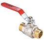 Кран латунный шаровой MVI BV.516 DN 15 PN 40 никелированный полнопроходной штуцер-штуцер рычаг купить в Краснодаре | "Проконсим"