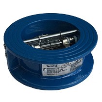 Клапаны обратные 2-створчатые DN 40-300 PN 16  чугунные створки межфланцевые Tecofi CB3448N купить в Краснодаре | "Проконсим"