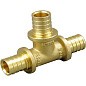 Тройник латунный для PEX-PEX труб 25-16-20 PN 10 переходная под надвижную гильзу ONE PLUS купить в Краснодаре | "Проконсим"