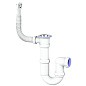 Сифон для мойки Unicorn Y421, 1 1/2'' х40 без отвода, чаша из нержавеющей стали, круглый перелив купить в Краснодаре | "Проконсим"