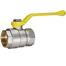 Краны латунные шаровые газовые DN 15-50 PN 25-40 никелированные рычаг муфта-муфта Temper серия 83 ГОСТ Р 59553 купить в Краснодаре | "Проконсим"