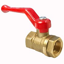 Краны латунные шаровые 11Б27фт1М DN 15-50 PN 40 рычаг муфта-муфта Valfex.214 купить в Краснодаре | "Проконсим"