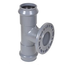 Тройники НПВХ раструбные SDR26 DN 110-315 PN 10 фланцем Хемкор купить в Краснодаре | "Проконсим"