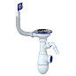 Сифон для мойки Unicorn В430V, без отвода, 3 1/2'' х40 с отводом для стиральной машины, прямоугольный перелив купить в Краснодаре | "Проконсим"
