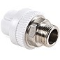 Муфта ПП под ключ 50-1 1/2'' PN 25 белая РВК купить в Краснодаре | "Проконсим"