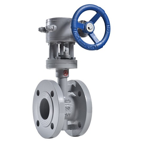 Затвор стальной дисковый DN 250 PN 16 до 425гр. с тройным эксцентриситетом фланцевый с редуктором Арма-Пром ЗПД-САЗ купить в Краснодаре | "Проконсим"