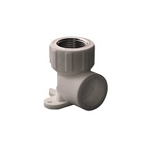 Угольник установочный ПП 20-1/2'' PN 25 с внутренней резьбой серый купить в Краснодаре | "Проконсим"