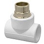 Тройники ПП DN 40-50 PN 25 комбинированные под ключ с наружной резьбой белые РТП купить в Краснодаре | "Проконсим"