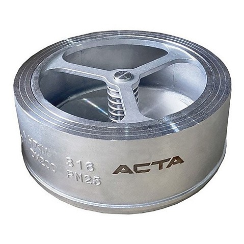 Клапаны обратные межфланцевые из нержавеющей стали DN 40 PN 25 Тмакс 200 °С АСТА ОК352 купить в Краснодаре | "Проконсим"