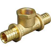 Тройники латунные для PEX труб DN 16-25 PN 10 под надвижную гильзу с внутренней резьбой ONE PLUS купить в Краснодаре | "Проконсим"