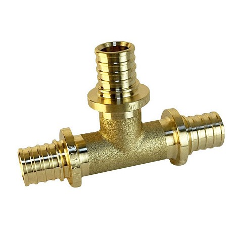 Тройники латунные для PEX труб DN 16-20 PN 16 под надвижную гильзу Valfex VF.431.AF купить в Краснодаре | "Проконсим" Тройники латунные для PEX труб DN 16-20 PN 16 под надвижную гильзу Valfex VF.431.AF купить в Краснодаре | "Проконсим"