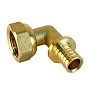 Угольник латунный для PEX труб 16-1/2'' PN 16 S-2,2мм под надвижную гильзу Valfex VF.455.AF купить в Краснодаре | "Проконсим"