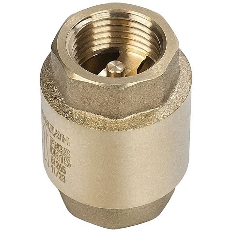 Клапаны обратные латунные DN 15-50 PN 25 пружинные резьбовые  РИДАН NRV-R купить в Краснодаре | "Проконсим"