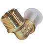 Угольники латунные под надвижную гильзу PEX DN 16-32 с наружной резьбой Hipex купить в Краснодаре | "Проконсим"