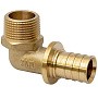 Угольник латунный для PEX труб 16-1/2'' под надвижную гильзу с наружной резьбой MVI SF.632.0404 купить в Краснодаре | "Проконсим"