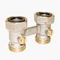 Узел нижнего подключения Vekotrim DN 15 PN 10 прямой двухтрубный 20-3/4'' c накидной гайкой, муфта купить в Краснодаре | "Проконсим"