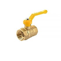 Краны латунные шаровые Галлоп газовые DN 40 PN 16 муфта-муфта рычаг купить в Краснодаре | "Проконсим"
