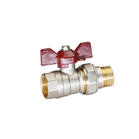 Краны латунные шаровые DN 15-32 PN 25-40 никелированные бабочка американка Temper серия 88 ГОСТ Р 59553 купить в Краснодаре | "Проконсим" Краны латунные шаровые DN 15-32 PN 25-40 никелированные бабочка американка Temper серия 88 ГОСТ Р 59553 купить в Краснодаре | "Проконсим"