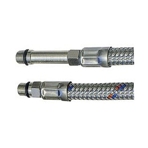Гибкая подводка для смесителя с оплеткой из нержавеющей стали М10х1-G1/2(комплект) купить в Краснодаре | "Проконсим"
