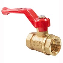 Краны латунные шаровые 11Б27фт1М DN 15-50 PN 40 рычаг муфта-муфта Valfex.214 Optima купить в Краснодаре | "Проконсим"