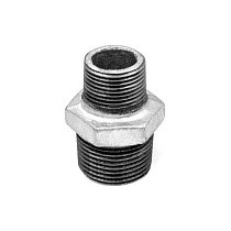 Ниппель чугунный DN 20-50 PN 16 переходный оцинкованный штуцер-штуцер Fittex Plus купить в Краснодаре | "Проконсим"