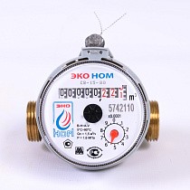 Счетчики горячей воды СВ DN 15 PN 16 до 90гр. муфтовые с обратным клапаном без МК ЭКО НОМ купить в Краснодаре | "Проконсим"