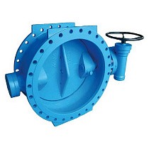 Затворы поворотные дисковые DN 100-600 PN 16 фланцевые с чугунным диском с редуктором FAF 3800 купить в Краснодаре | "Проконсим"